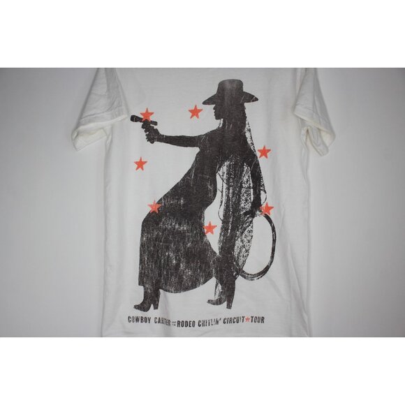 Beyonce Mens Small Cowboy Carter Concert 2025 Tour Tee T-Shirt NEW F1265 - Picture 2 of 5